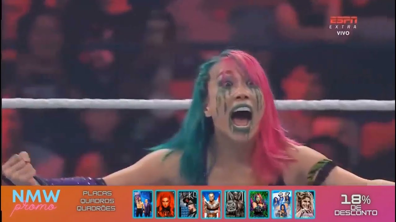 Becky Lynch, Rhea Ripley & Sonya Deville vs Bianca Belair, Asuka & Liv Morgan WWE RAW 5/2/22 background