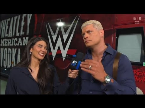Cody Rhodes backstage segment _WWE Smackdown 13 February 2026