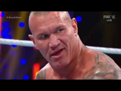 AJ Styles, LA Knight and Randy Orton Destroys Solo Sikoa background