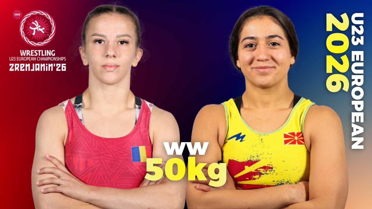 Marija SPIRKOVSKA (MKD) vs. Ana Maria Gianina ROTARU (ROU). U23 EUROPEAN CHAMPIONSHIPS 2026. WW 50Kg