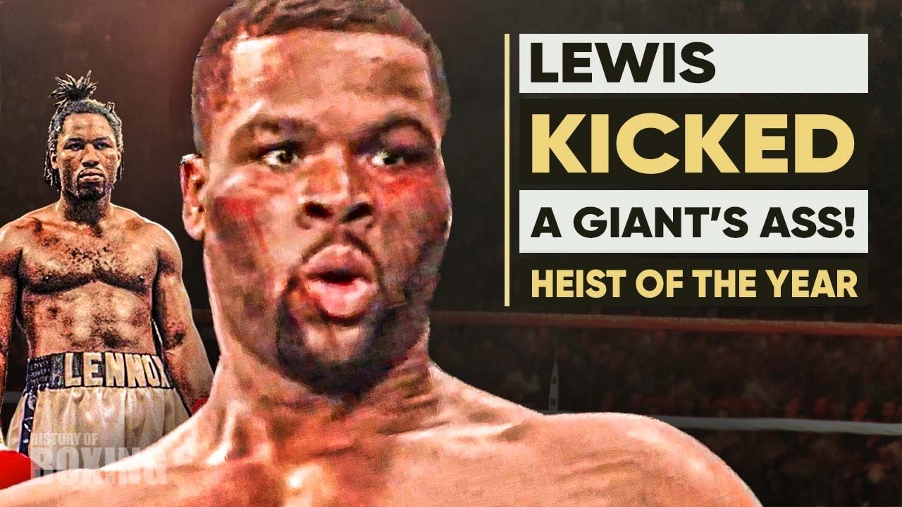 This MONSTER almost KILLED Lennox Lewis, but SECONDS later he was KNOCKED OUT! This is scary… background