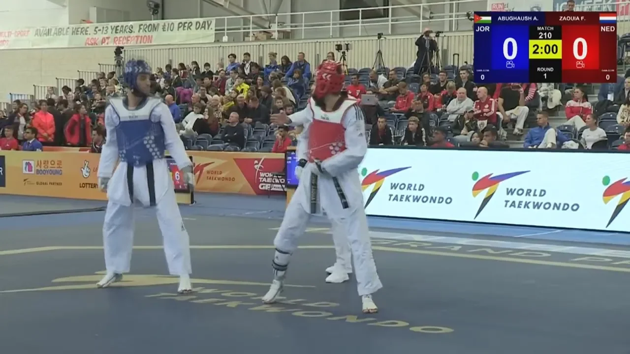 ABUGHAUSH Ahmad vs ZAOUIA Fahd 2018 WT GP Manchester