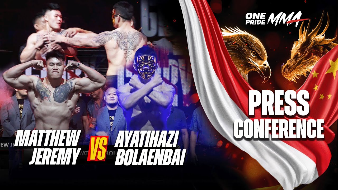 PRESSCON ONE PRIDE MMA 88 || MATTHEW JEREMY VS AYATIHAZI BOLAENBA