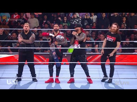 The Bloodline interrupted by....🤯🔥 | #wwe Raw 5 December 2022