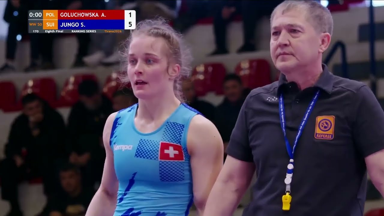 Agata Marta GOLUCHOWSKA WALERZAK (POL) vs.  Svenja JUNGO (SUI). 2026 Muhamet Malo | 1/8 | WW 50