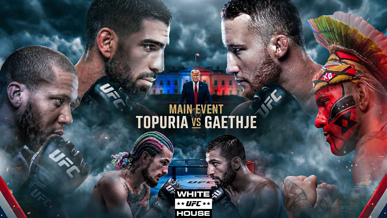 UFC White House Topuria vs Gaethje, Pereira vs Gane - "In God We Trust"