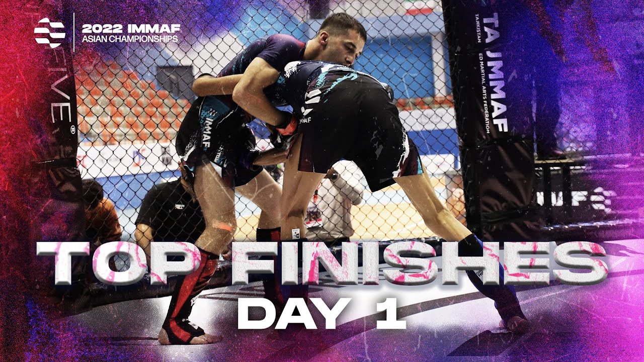 Best Submissions and Knockouts: Day 1 | 2022 MMA Asia background