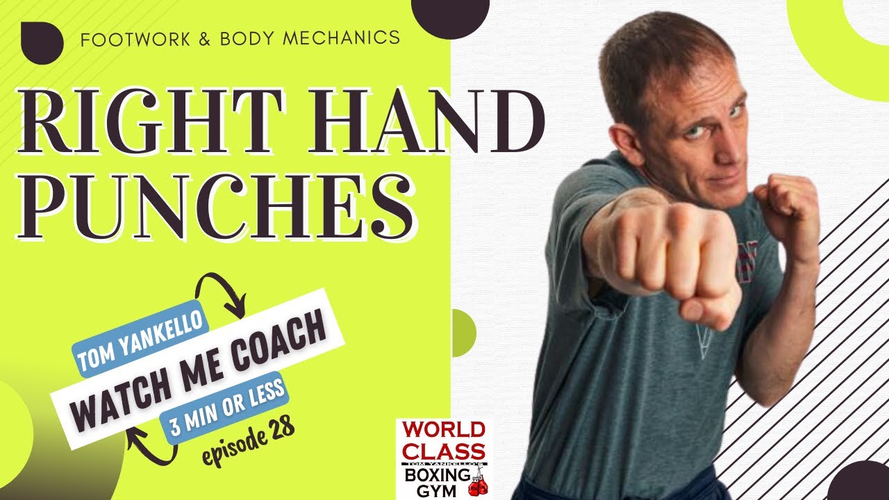 Footwork and Body Mechanics for Right Hand Punches. Part 2 background