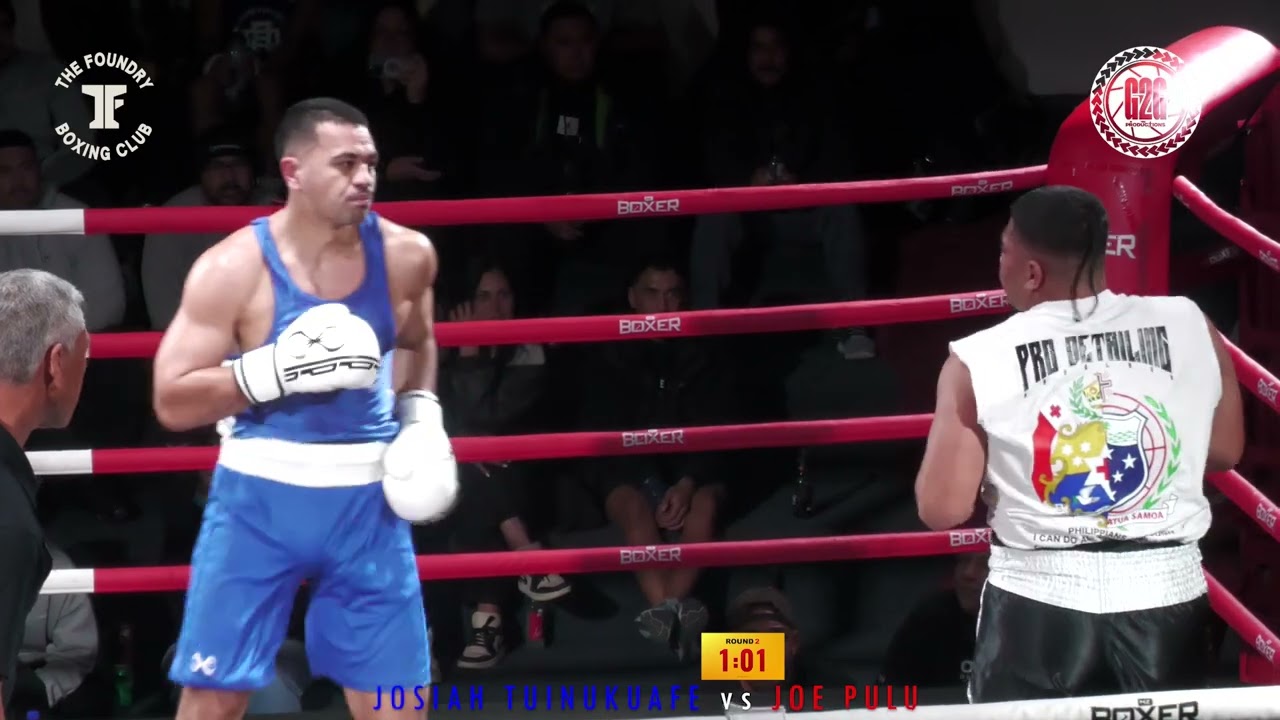 THE FOUNDRY - THE HEAT OF BATTLE 2: JOSIAH TUINUKUAFE vs JOE PULU background