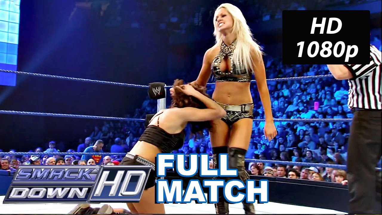 Maryse vs Eve Torres WWE SmackDown March 6, 2009 Full Match HD