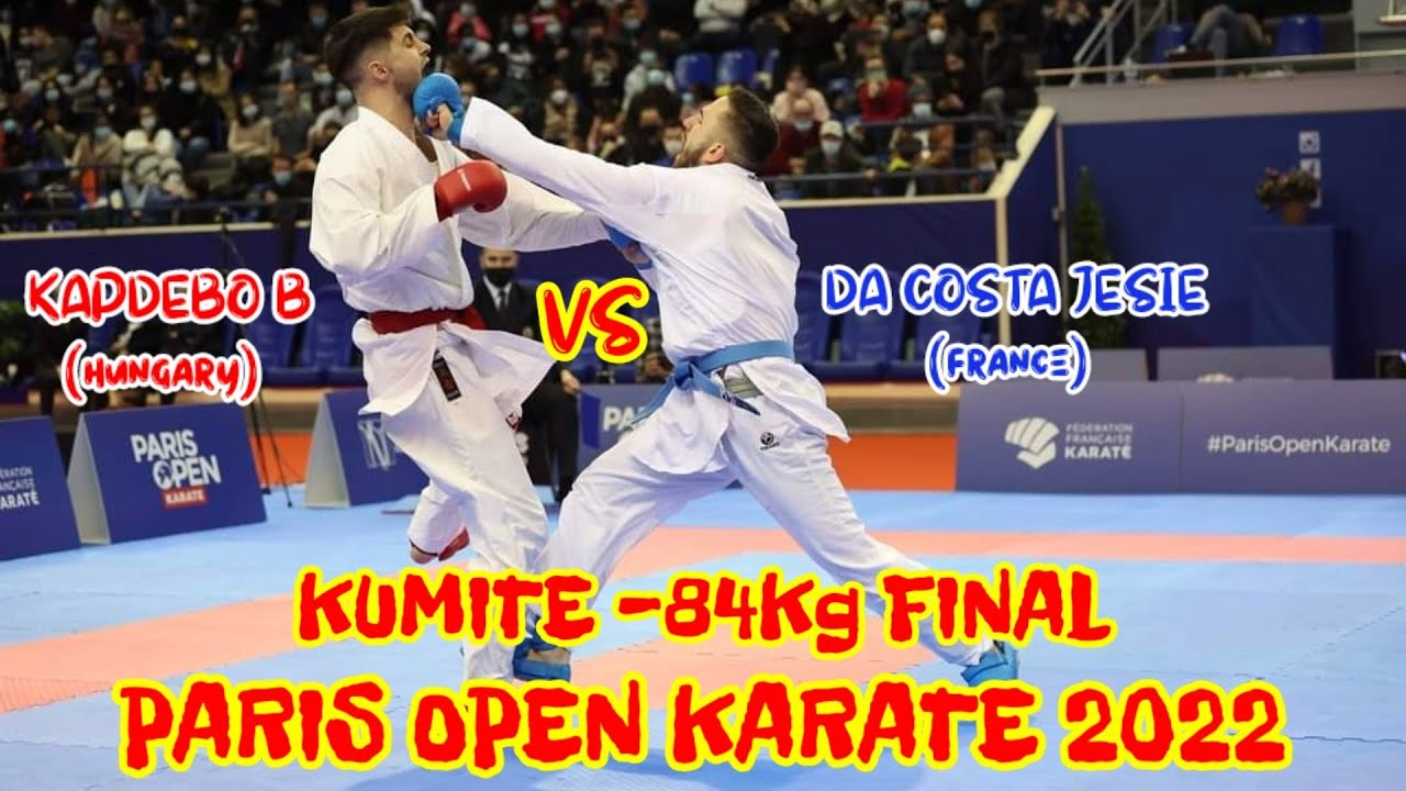 DA COSTA JESIE (FRA) VS KAPDEBO B (HUN) KUMITE -84Kg FINAL | PARIS OPEN KARATE 2022