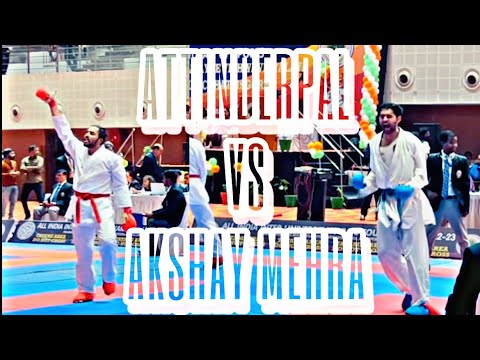 ATTINDERPAL VS AKSHAY MEHRA | All INDIA INTER UNIVERSITY 2022-23 | +84kg background