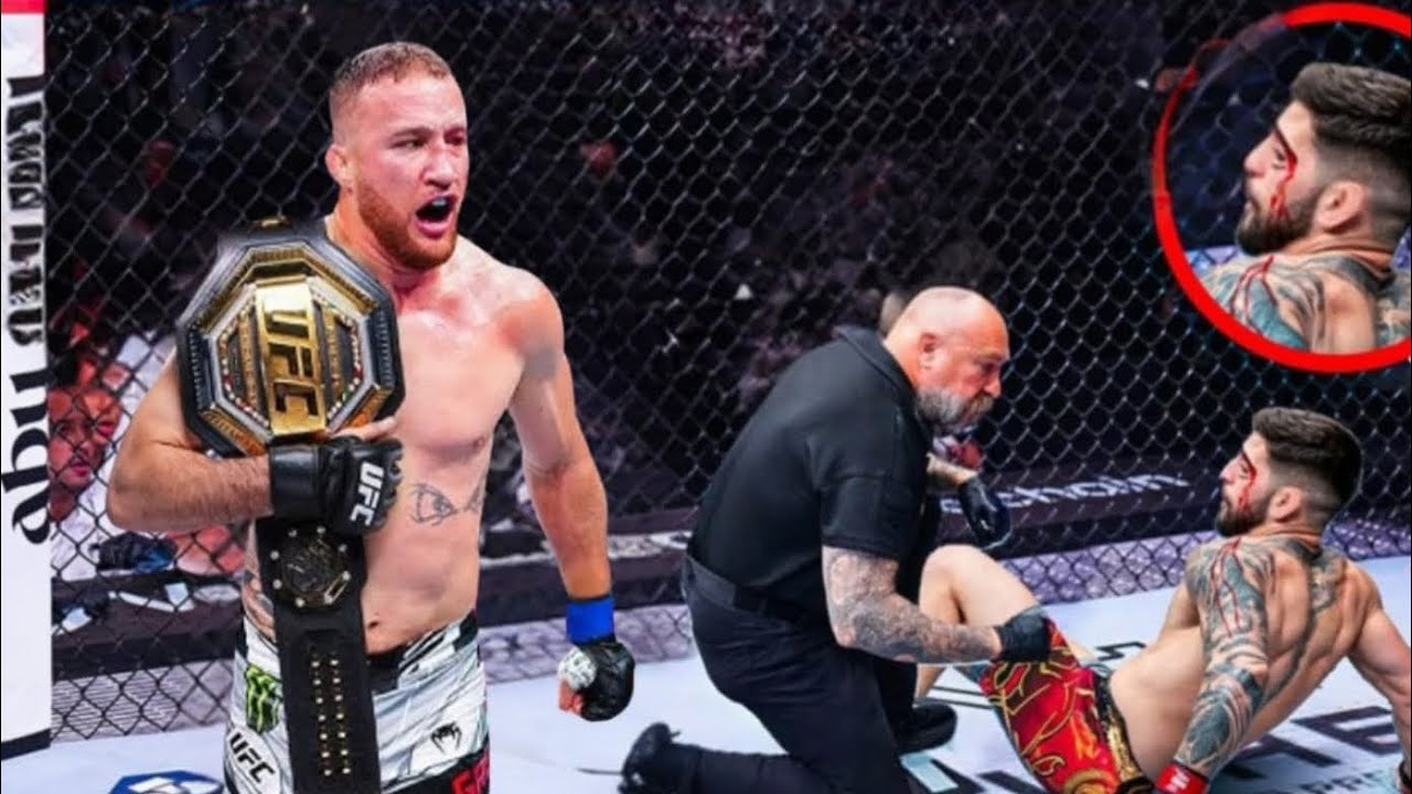 Justin Gaethje vs Ilia Topuria MMa White House Fight. 🔥💀
