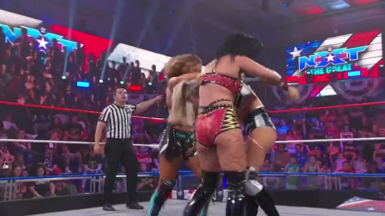 Nyx, Henley & Jayne vs. Petrovic, Vice & Ruca - 6-Woman Tag Team Match: NXT Great American Bash 2024 background
