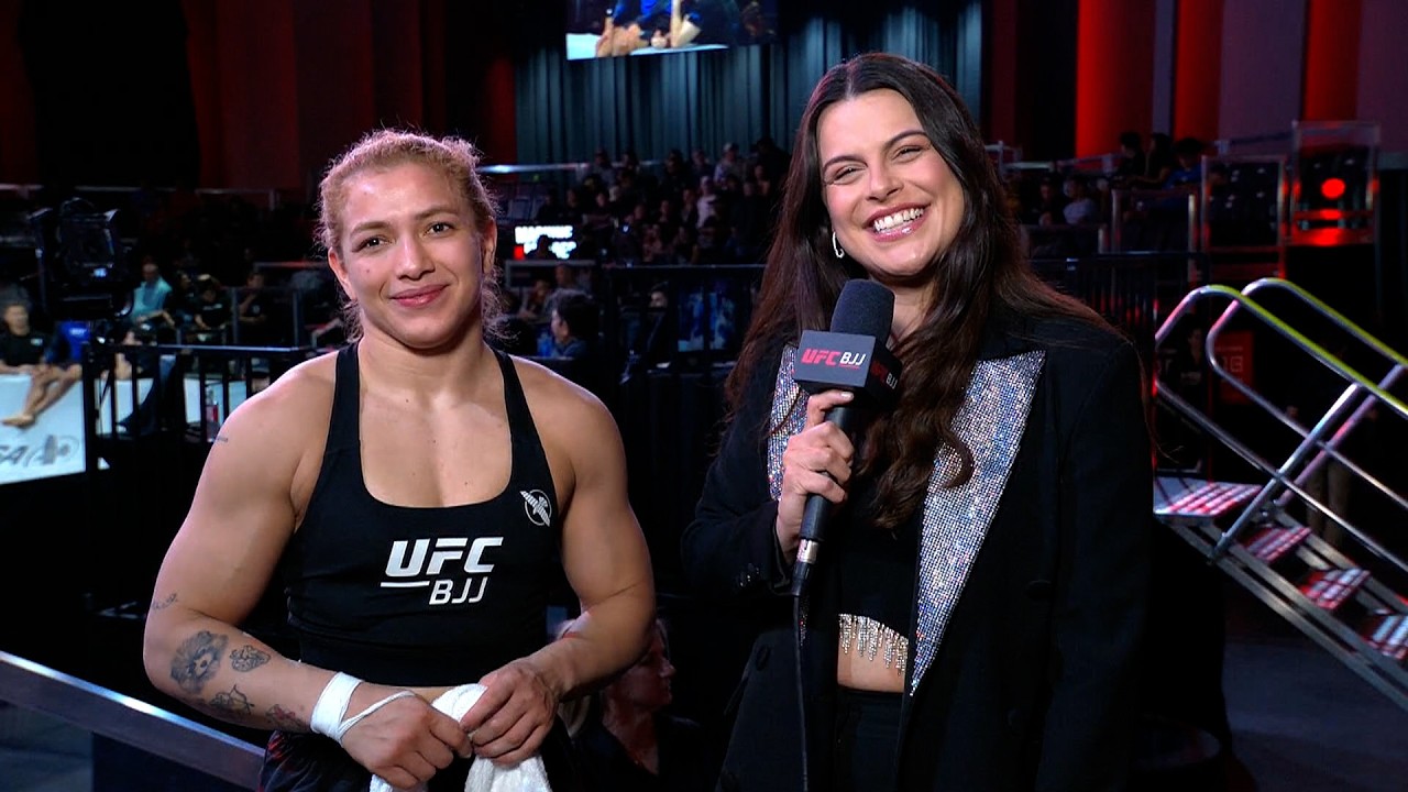 Ana Rodrigues comenta a vitória sobre Jasmine Rocha no UFC BJJ 6
