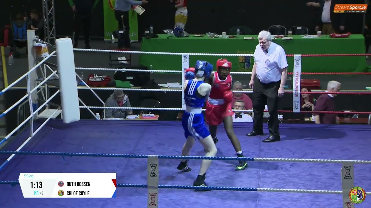 2024 National BG3 Championship: 55kg Ruth Dossen (Olympic C) v Chloe Coyle (Golden Gloves C)