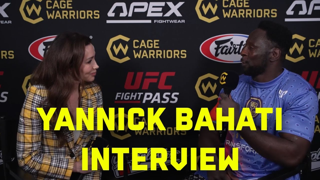 CW 186: Yannick Bahati Post-fight Interview background