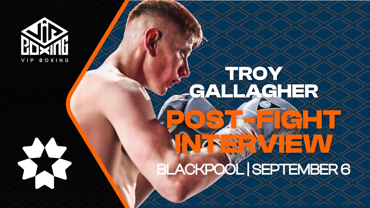 POST-FIGHT INTERVIEW | Troy Gallagher | Blackpool | September 6 backdrop