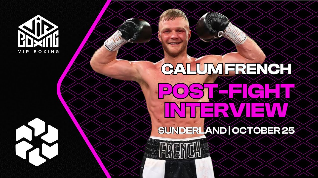 Calum French | Post-Fight Interview | Sunderland | October 25 background