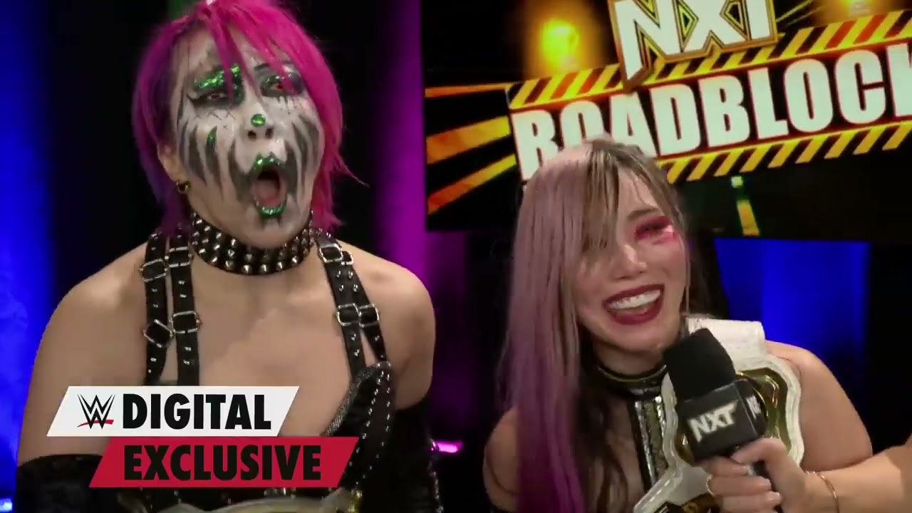 The Kabuki Warriors celebrate being back in NXT: NXT Roadblock 2024 exclusive