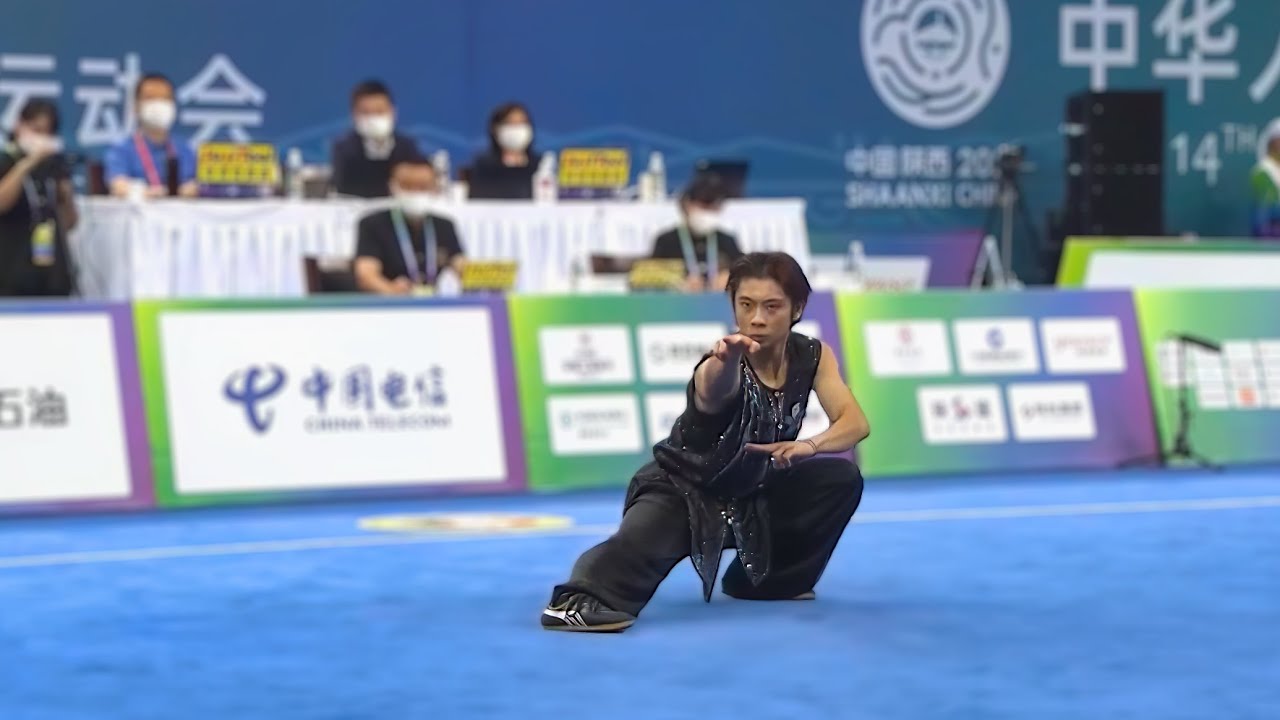 Lau Chi Lung - Nanquan - 14th All China Games - Wushu Taolu background