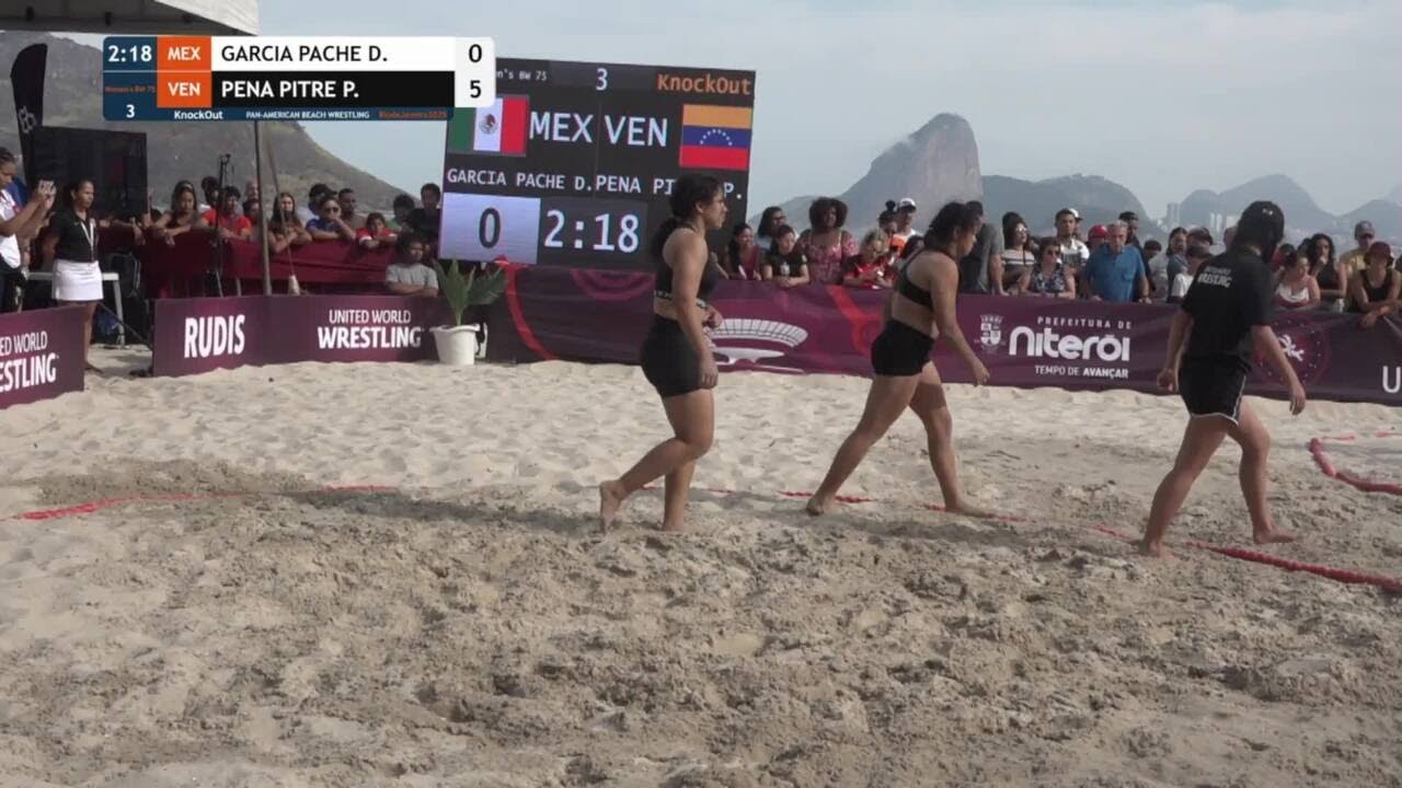 Deborah Naomi GARCIA PACHECO (MEX) vs. Perla Daniela PENA PITRE (VEN) • KnockOut • Women's BW 75Kg background