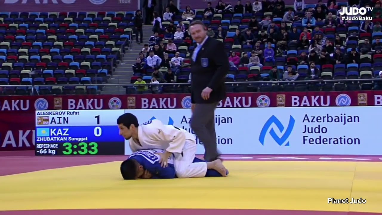 Rufat ALESKEROV 🇷🇺 🆚️ Sunggat ZHUBATKAN 🇰🇿 | утешительная схватка /-66кг | Большой Шлем Баку 2024