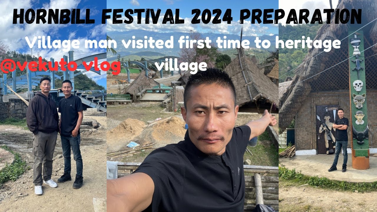 2024 Nagaland Hornbill festival preparations background