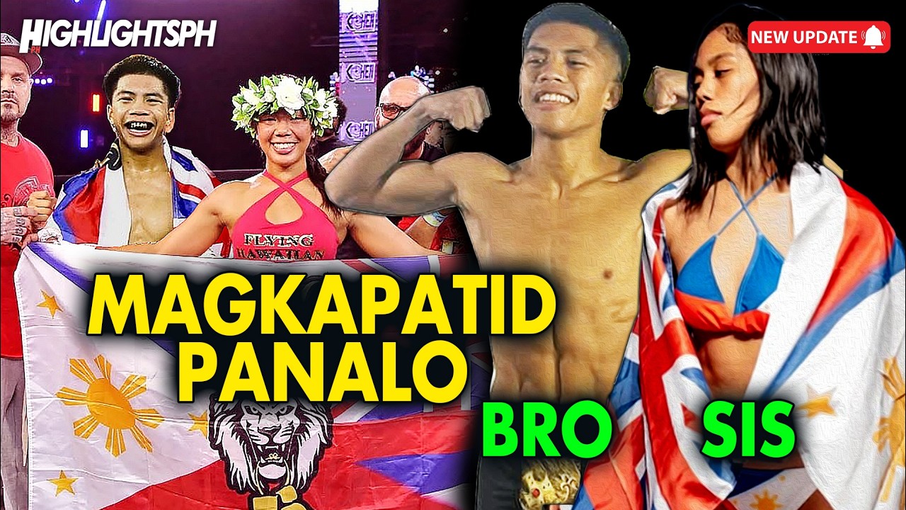 Magkapatid na UNDEFEATED! Parehong Panalo sa Amerika! Patricio Siblings