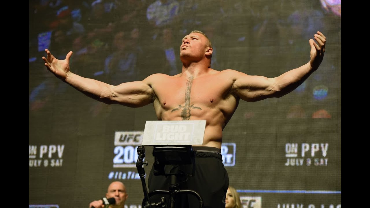 UFC 200: Brock Lesnar versus Mark Hunt Weigh In