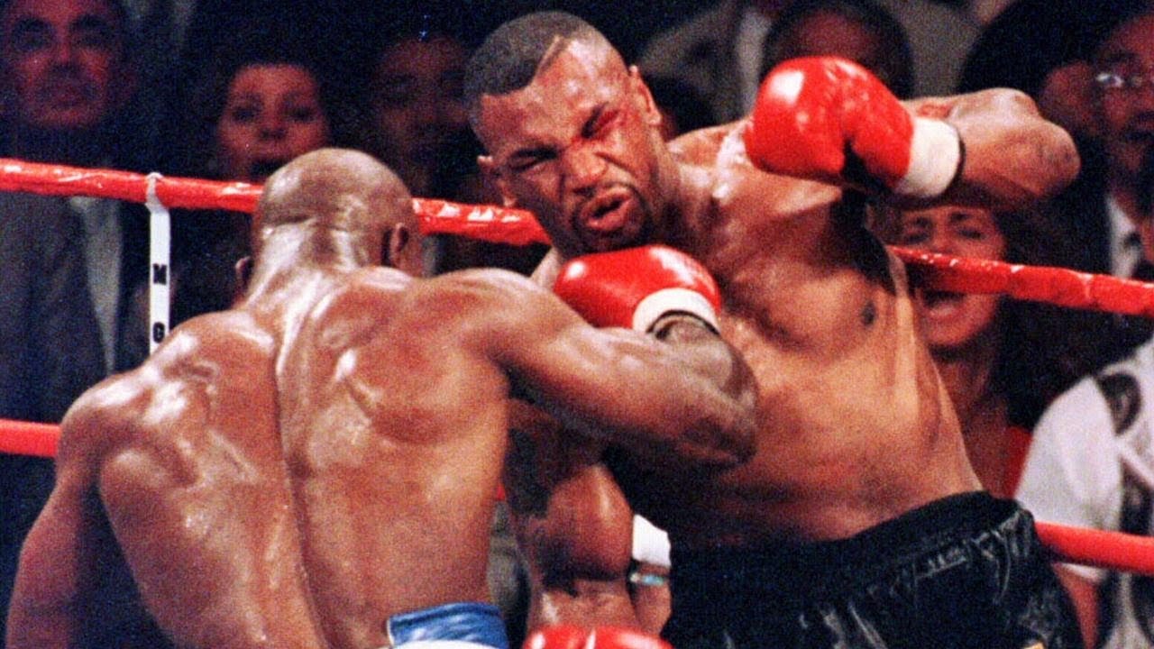 Mike Tyson (USA) vs Evander Holyfield (USA) 2 | Highlights , BOXING fight, HD backdrop