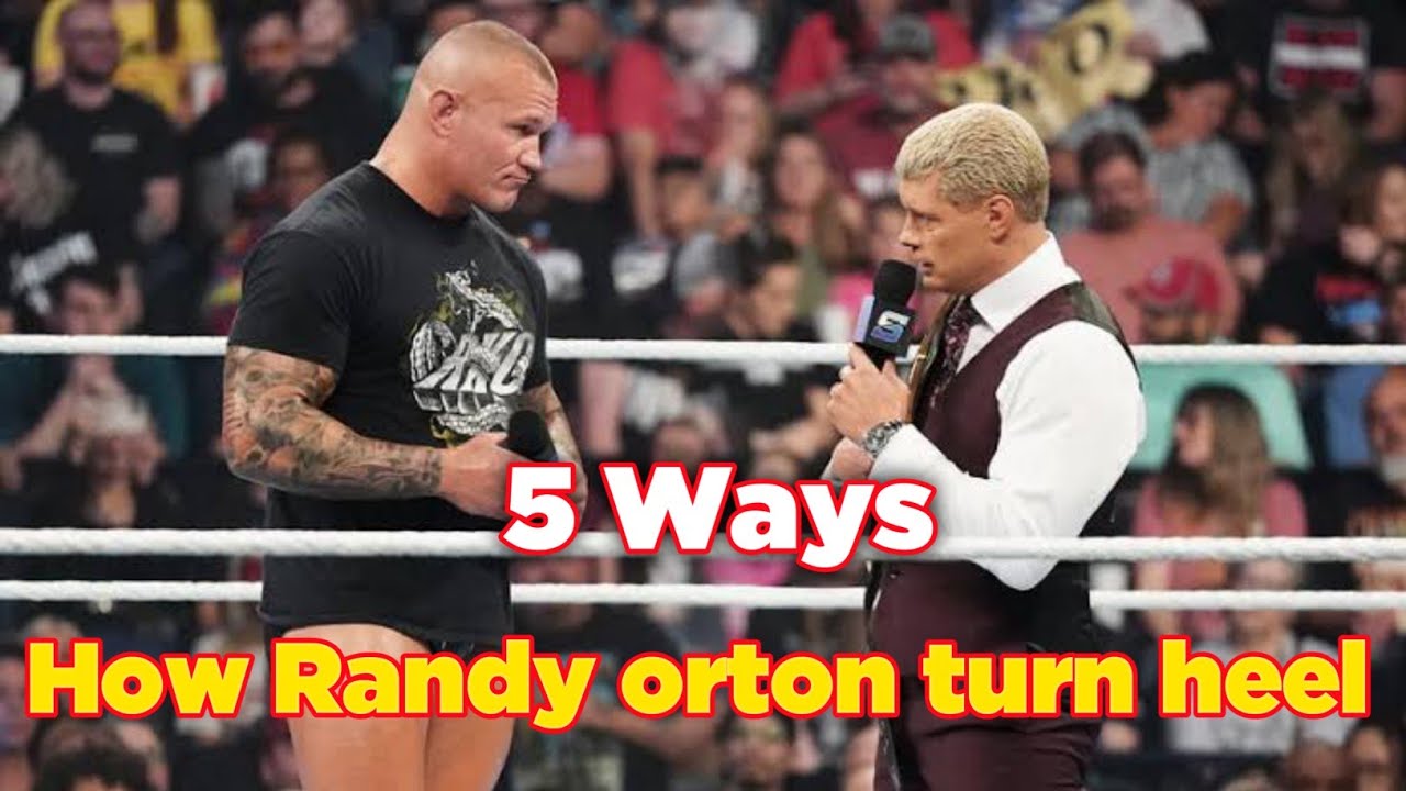 5 Ways How Randy Orton turn Heel. đ„đ„ #wwe #randyorton #codyrhodes