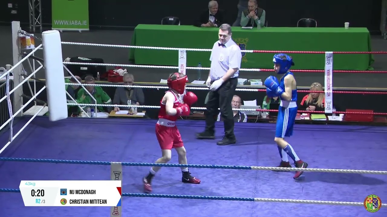 2024 National BG1 Championship 43kg: MJ McDonagh (Titans) v Christian Mititean (Neilstown)