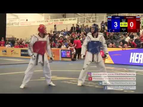 LARIN, VLADISLAV (RUS) vs TRAJKOVIC, IVAN KONRAD (SLO) 2018 Manchester WT GP