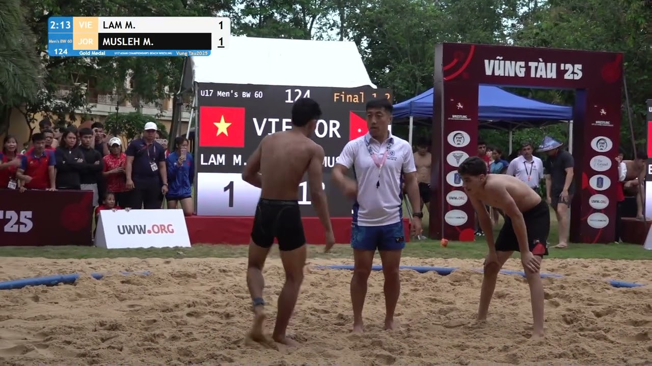 Minh Gia Huy LAM (VIE) vs. Mohammad Ishaq Yacoub MUSLEH (JOR) • Gold Medal • Men's BW 60Kg
