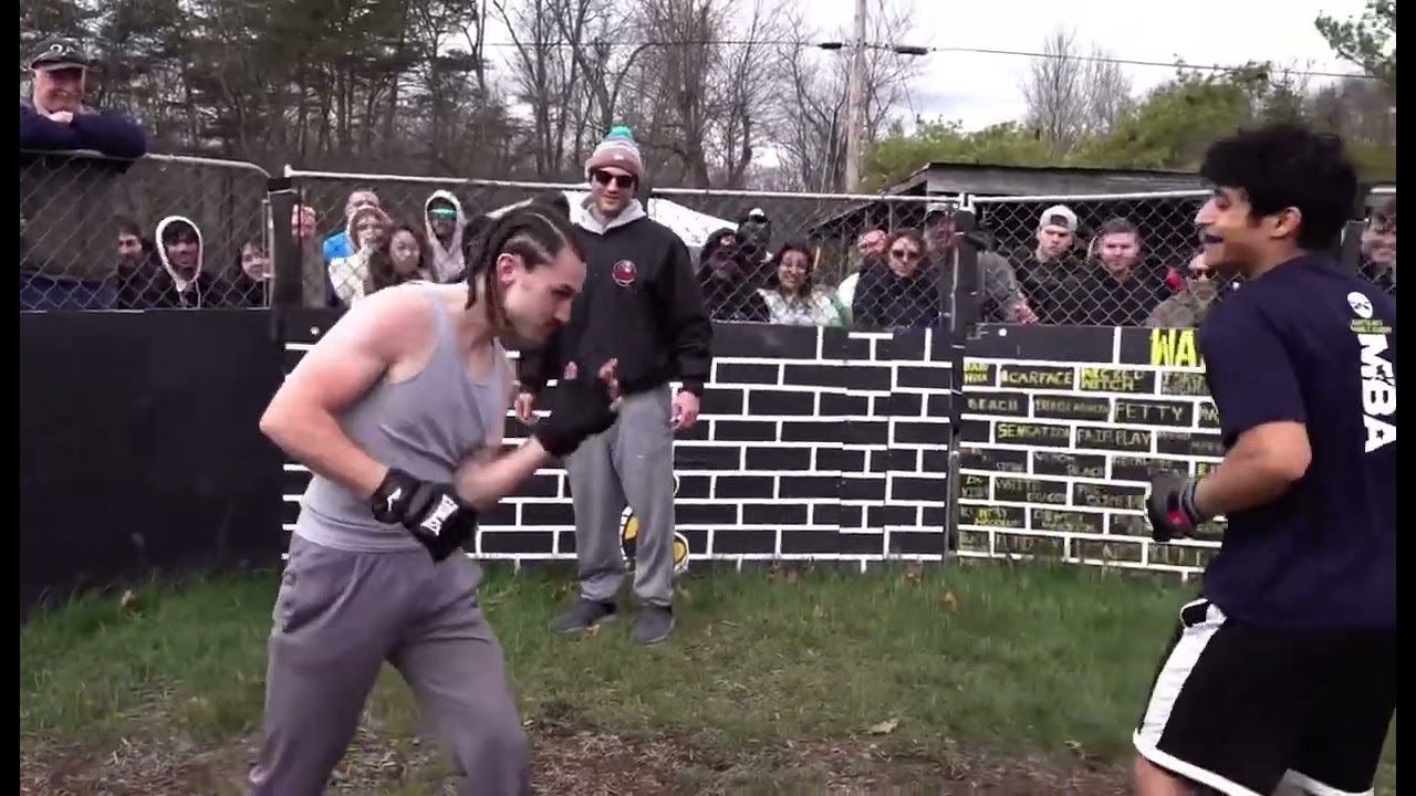MMA match gets wild