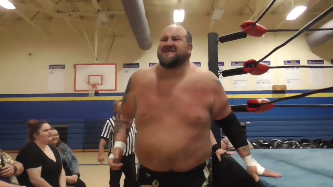 ALW Champion Duke O'Connor vs The Beer City Bruiser background