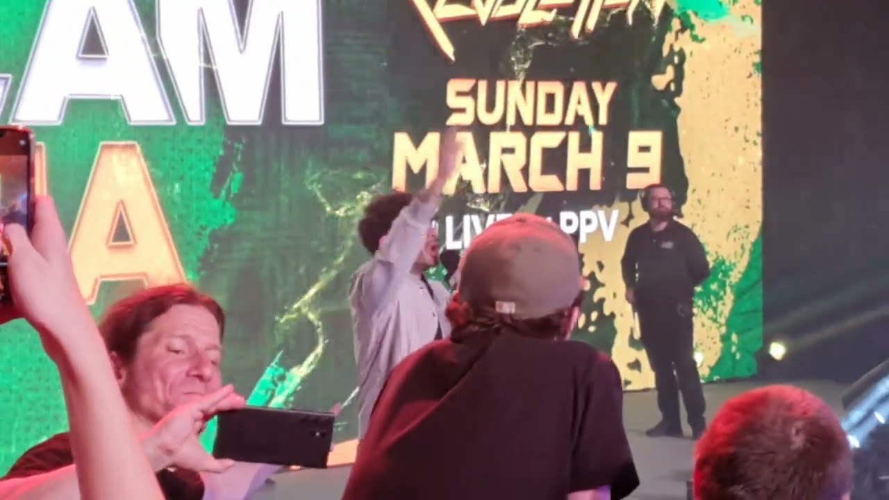 Tony Khan gets booed by Australian fans at AEW Grand Slam background