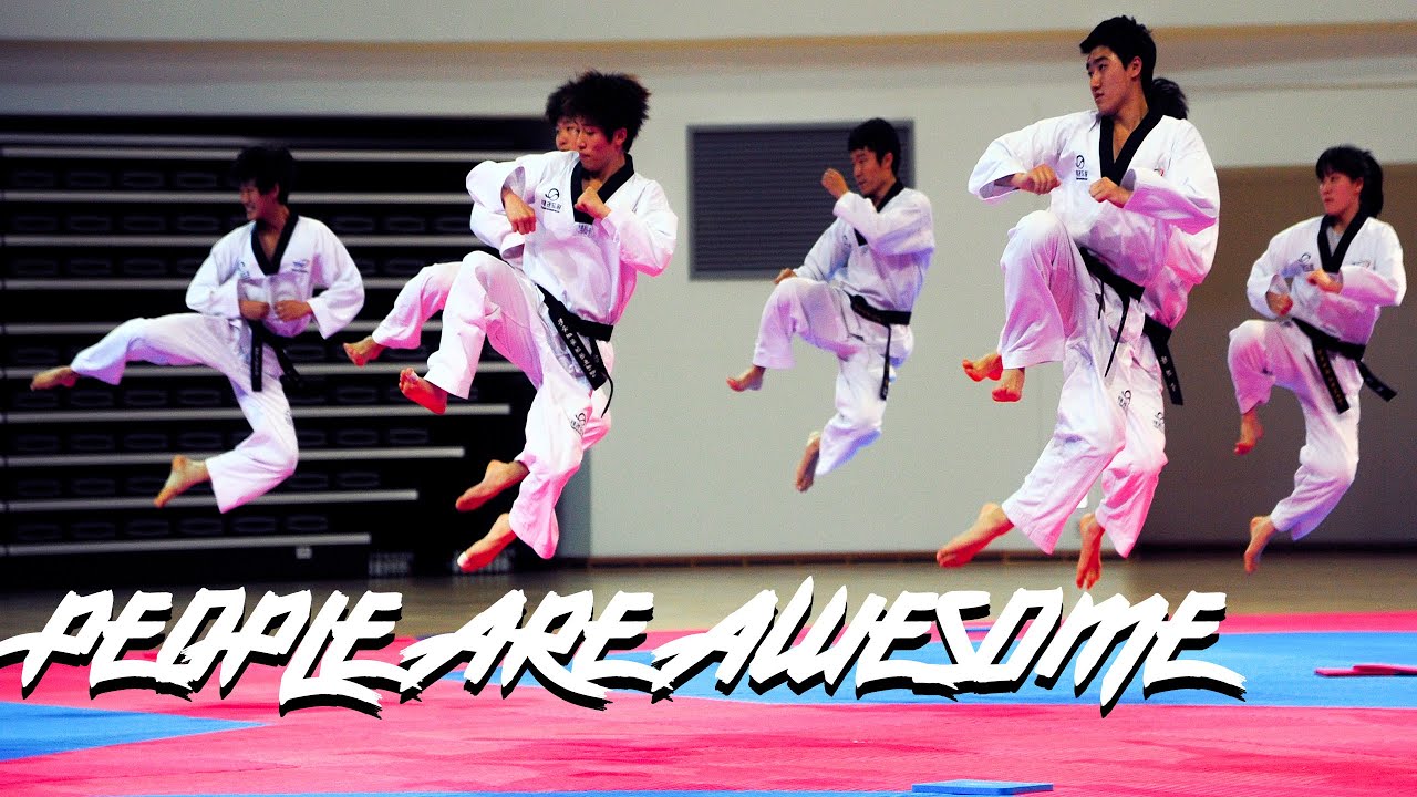PEOPLE ARE AWESOME TAEKWONDO  (Martial Arts Edition) TKD ACTION