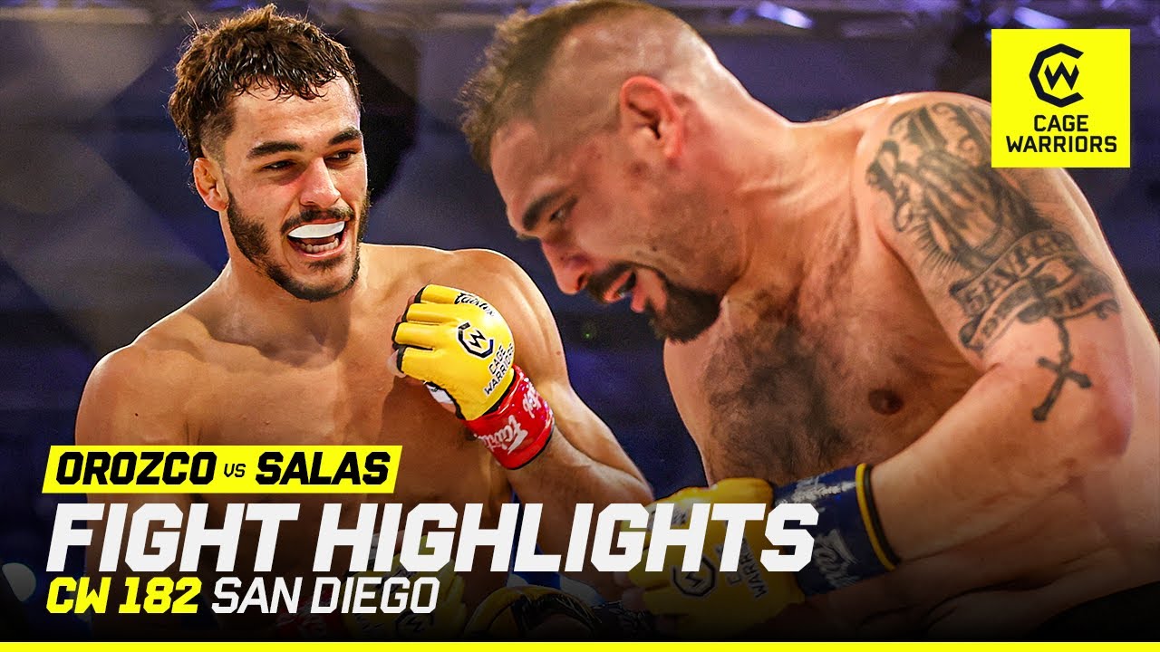 BRUTAL BODY SHOT KO ๐ฑ | Anthony Orozco vs. Dominico Salas | CW 182 San Diego Fight Highlights backdrop