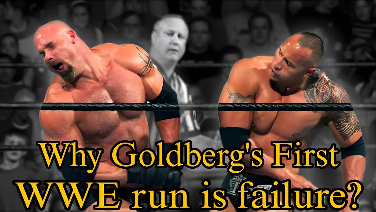 Real Reason why Goldberg First WWE run was a failure? #wwe #wweraw #goldberg background