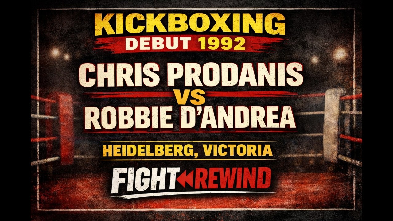 Chris Prodanis vs Robbie D'Andrea – July 1992 | Heidelberg, Victoria