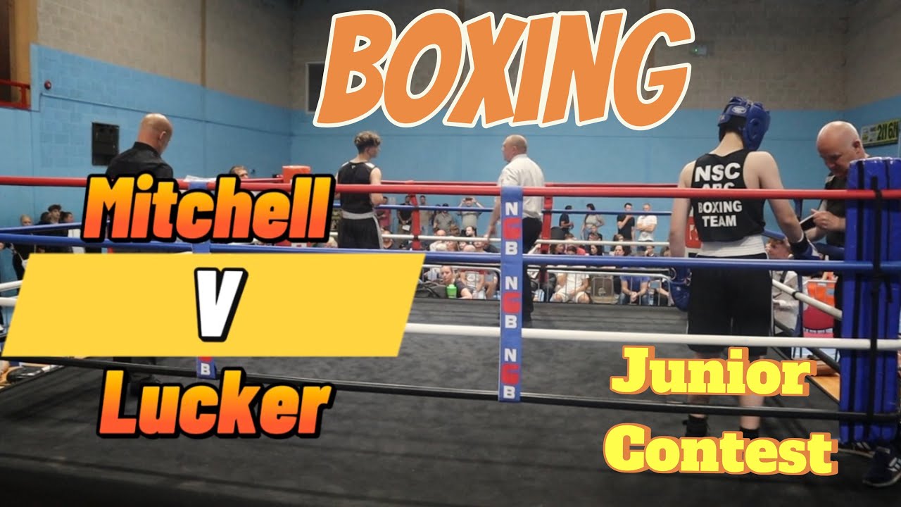 Freddie Mitchell v Ben Lucker - Junior amateur boxing contest! background