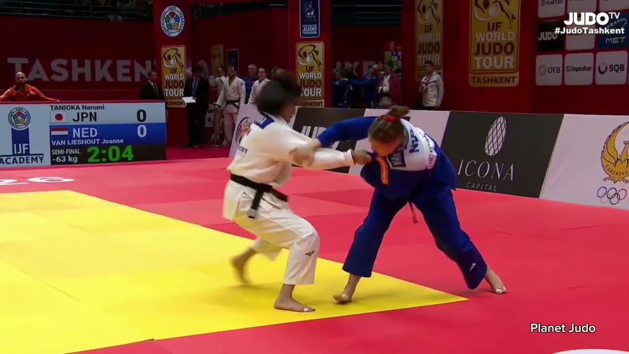 Narumi TANIOKA 🇯🇵 🆚️ Joanne VAN LIESHOUT 🇳🇱 | полуфинал/-63кг | Большой Шлем Ташкент 2026