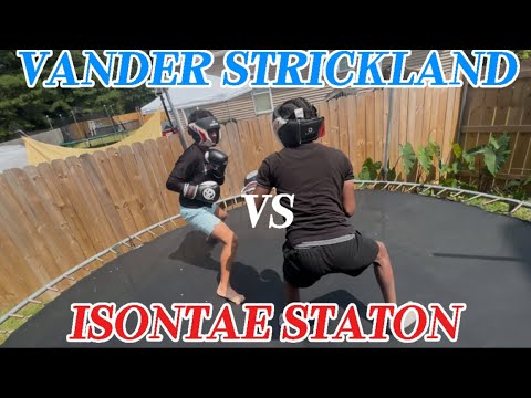 VANDER STRICKLAND VS ISONTAE STATON BOXING MATCH background