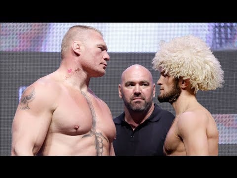 UFC 318: Khabib Nurmagomedov versus Brock Lesnar the MEGAFIGHT!!! background