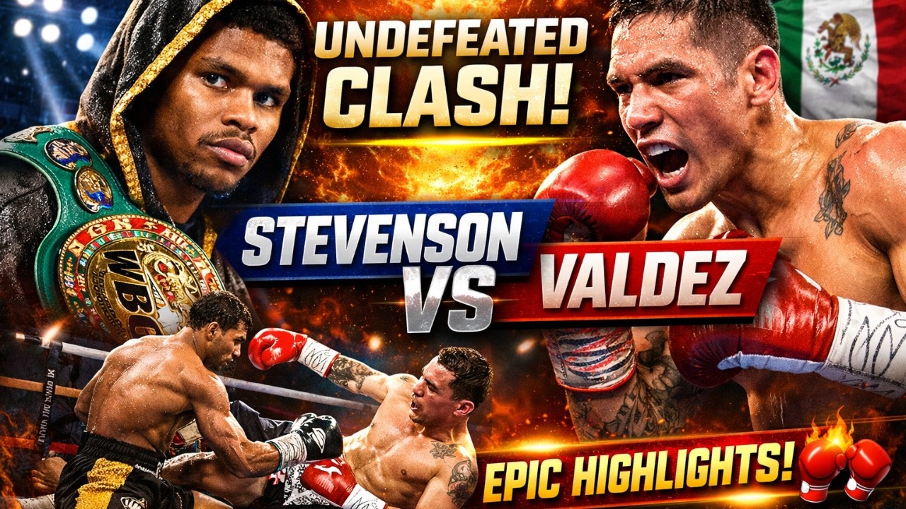 UNDEFEATED CLASH! Shakur Stevenson vs Oscar Valdez | Full Fight Highlights & Masterclass Breakdown 🔥