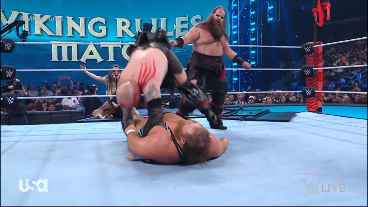 Viking Rules Match: The Viking Raiders vs. Alpha Academy - WWE RAW, July 17, 2023