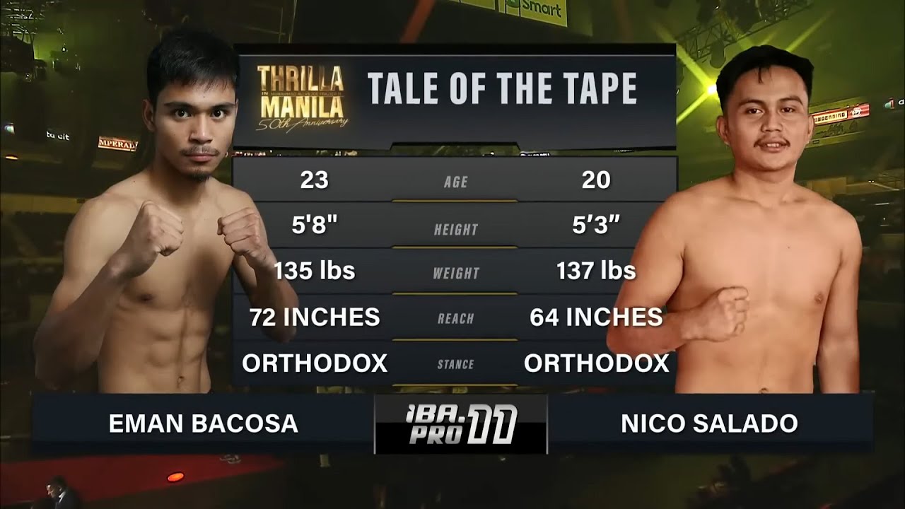 FULL FIGHT | Eman Bacosa vs Nico Salado | IBA Pro 11 |