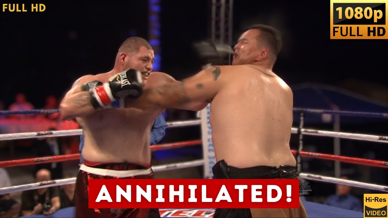 ANNIHILATED! | Andy RUIZ JR (USA) vs Ken FRANK (CAN) Fight background